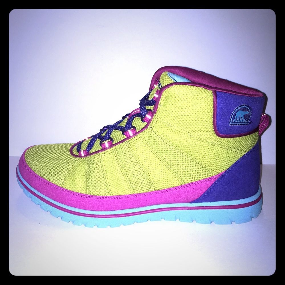 New Sorel Tivoli Multicolor Sneaker Shoes Size 12